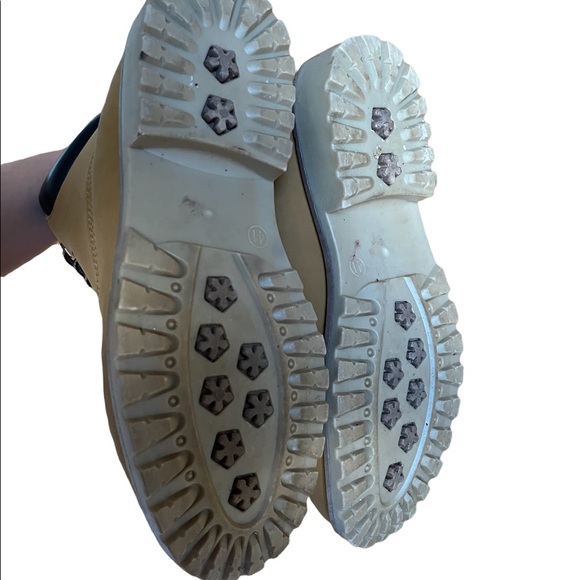 Womens boots size 10 ankle unbranded Timberland style - Picture 5 of 5